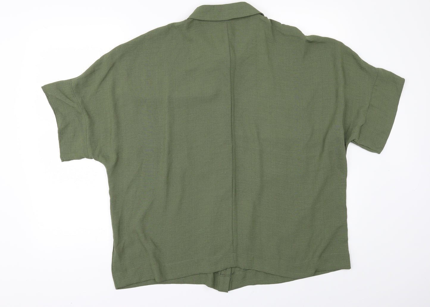 Primark Womens Green   Tunic Button-Up Size 16