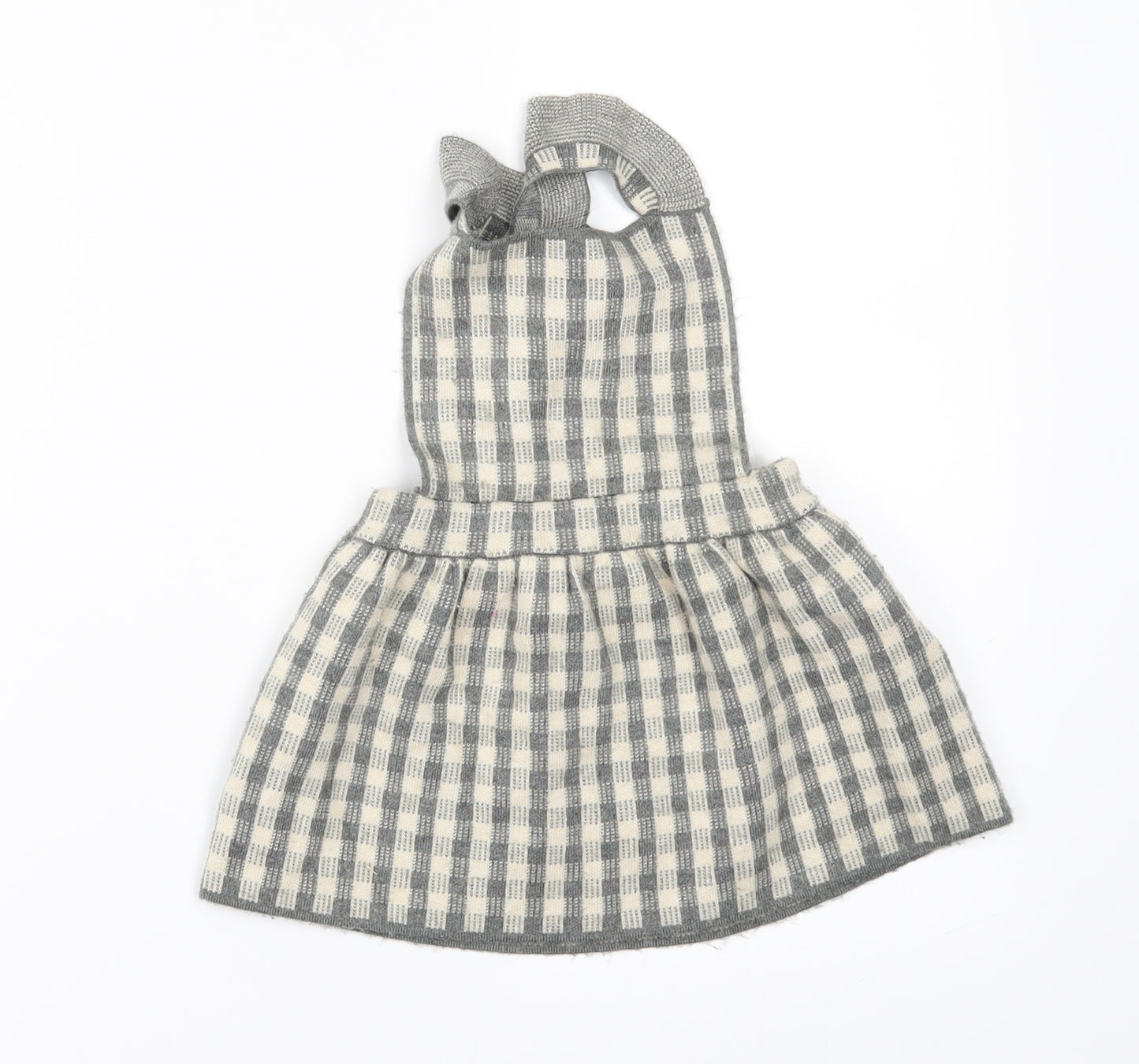 Zara Girls Grey Check  Mermaid  Size 12-18 Months