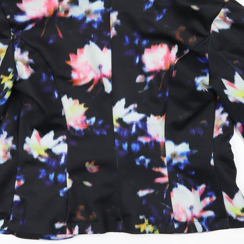 Paper Dolls Womens Black Floral  Jacket  Size 8