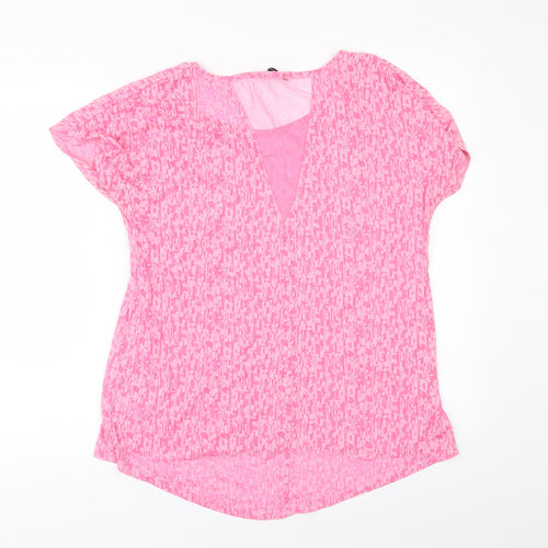 George Womens Pink   Basic T-Shirt Size 14  - Back detail