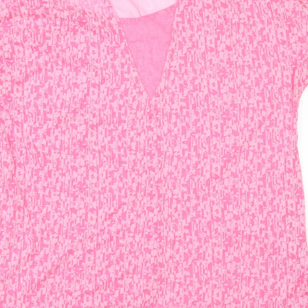 George Womens Pink   Basic T-Shirt Size 14  - Back detail