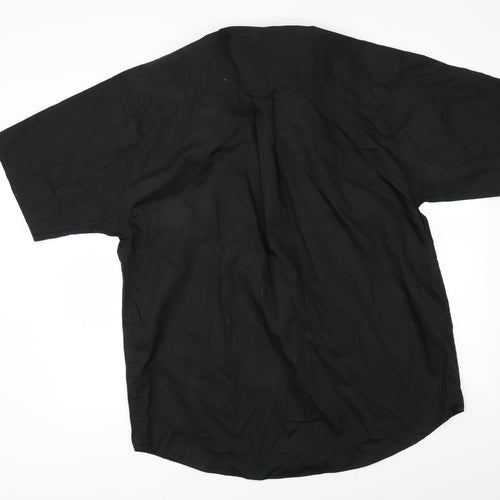 Kustom Kit Mens Black    Button-Up Size 16