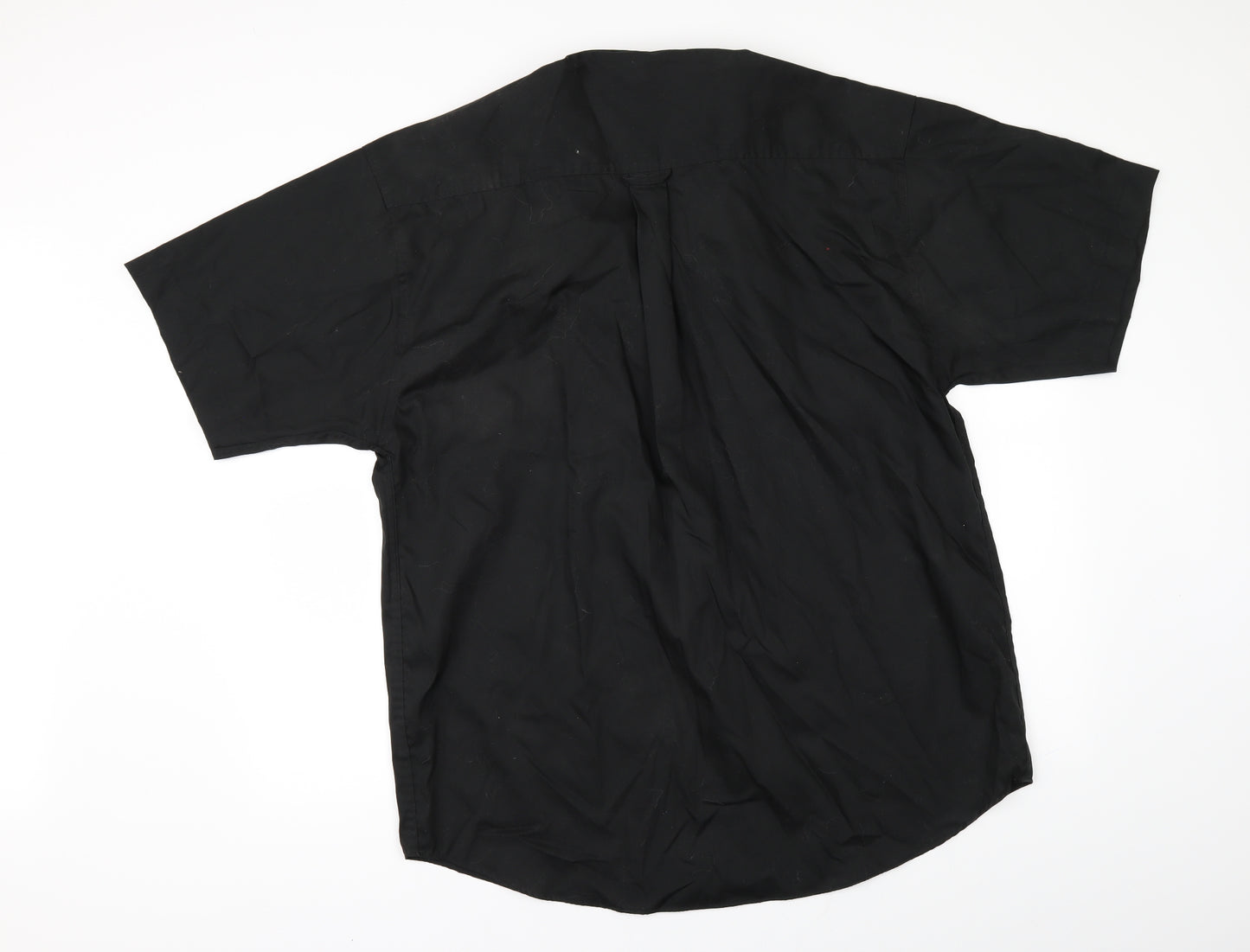 Kustom Kit Mens Black    Button-Up Size 16