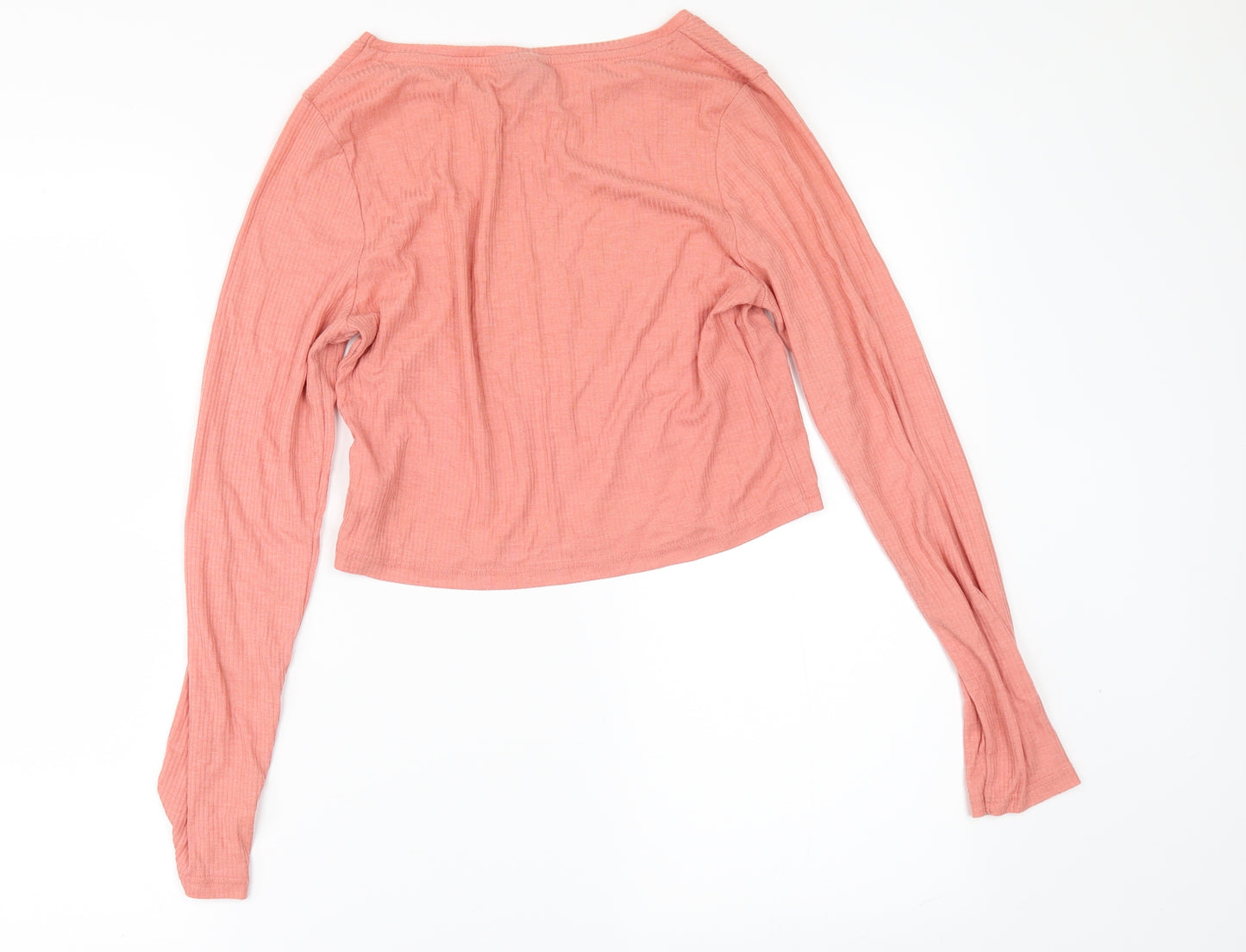 Topshop Womens Orange   Basic T-Shirt Size 12