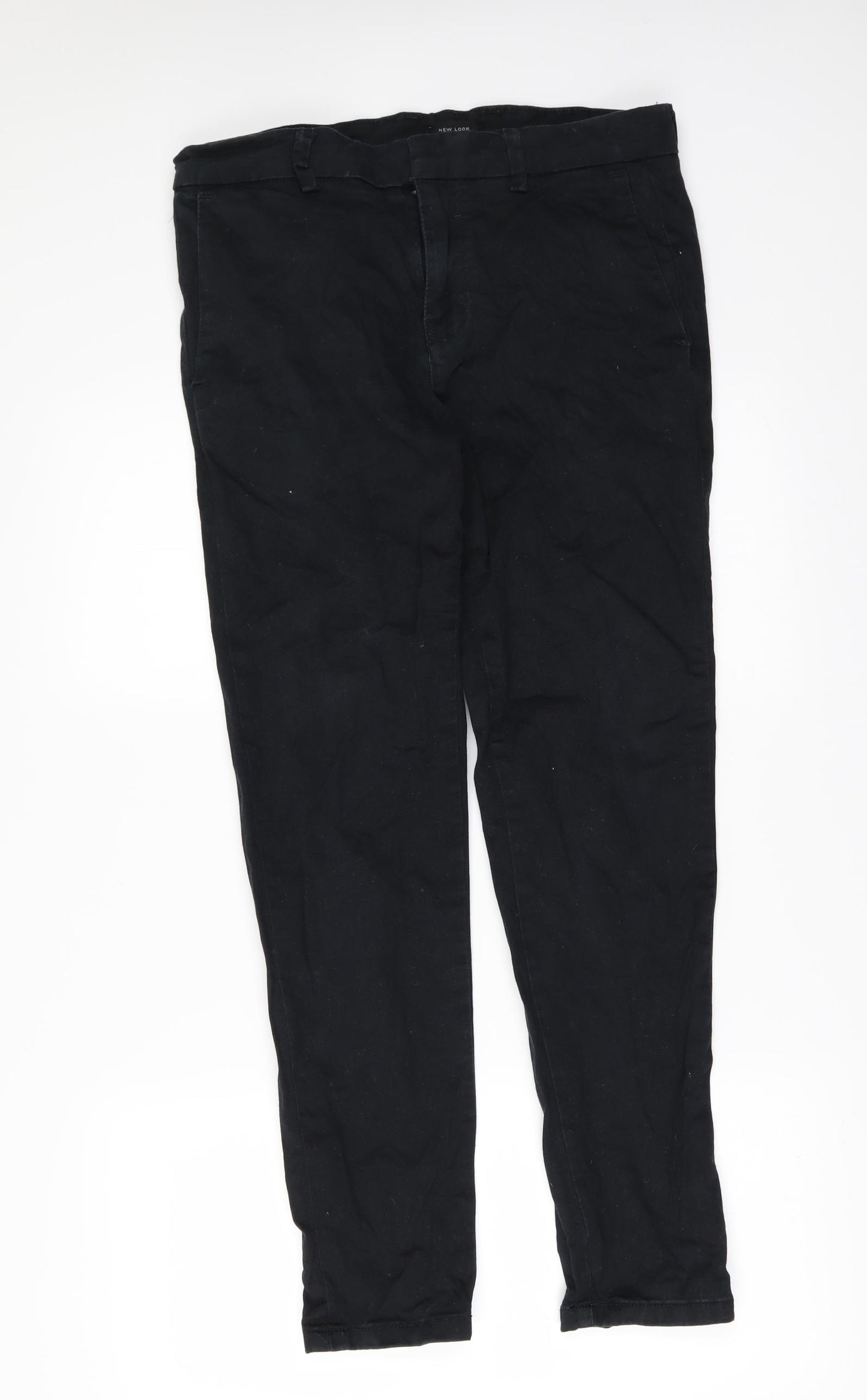 New Look Mens Black  Denim Skinny Jeans Size 32 in L29 in