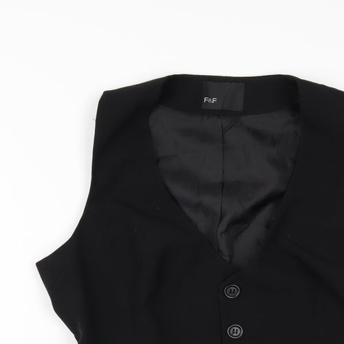 F&F Womens Black   Jacket Suit Trousers Size 10