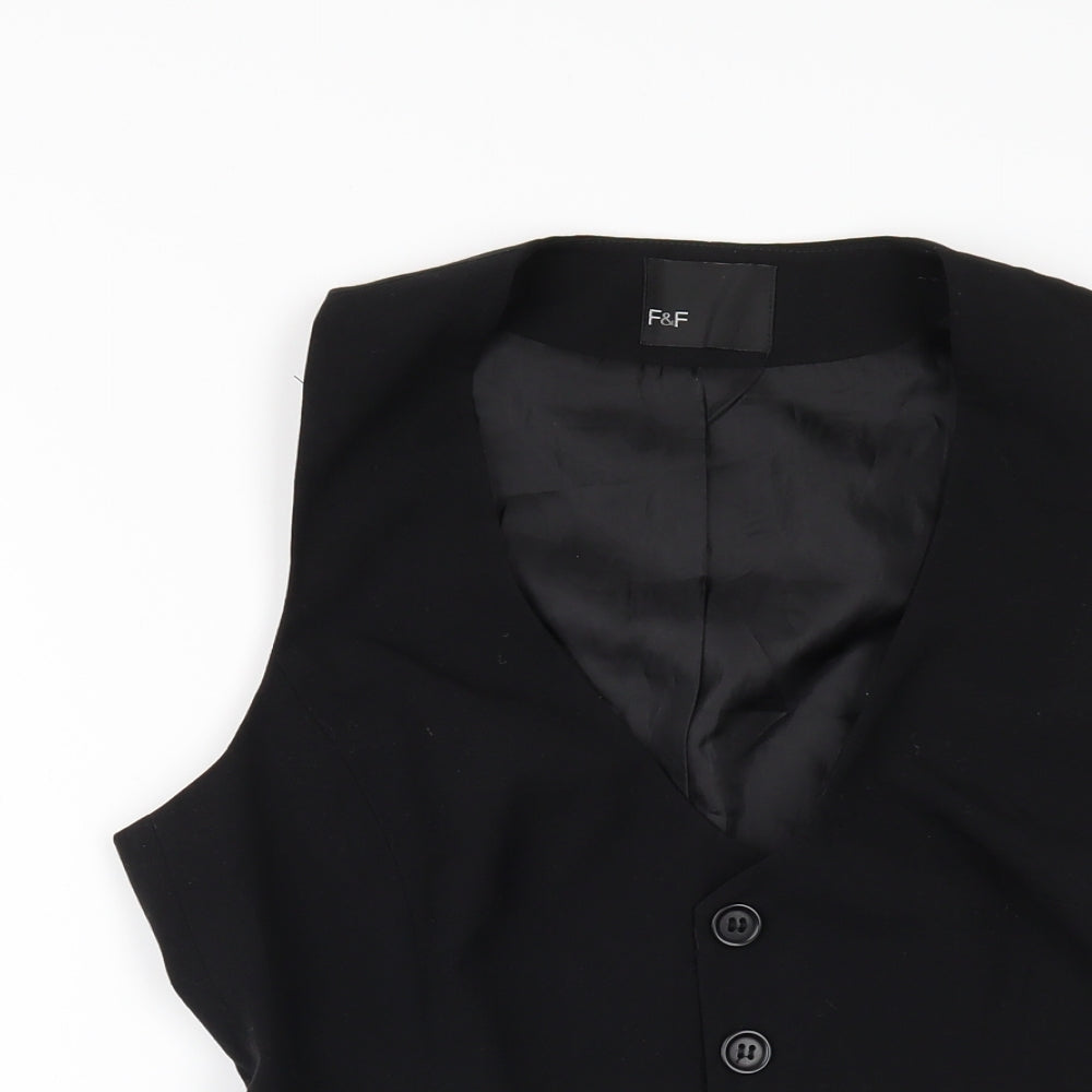 F&F Womens Black   Jacket Suit Trousers Size 10