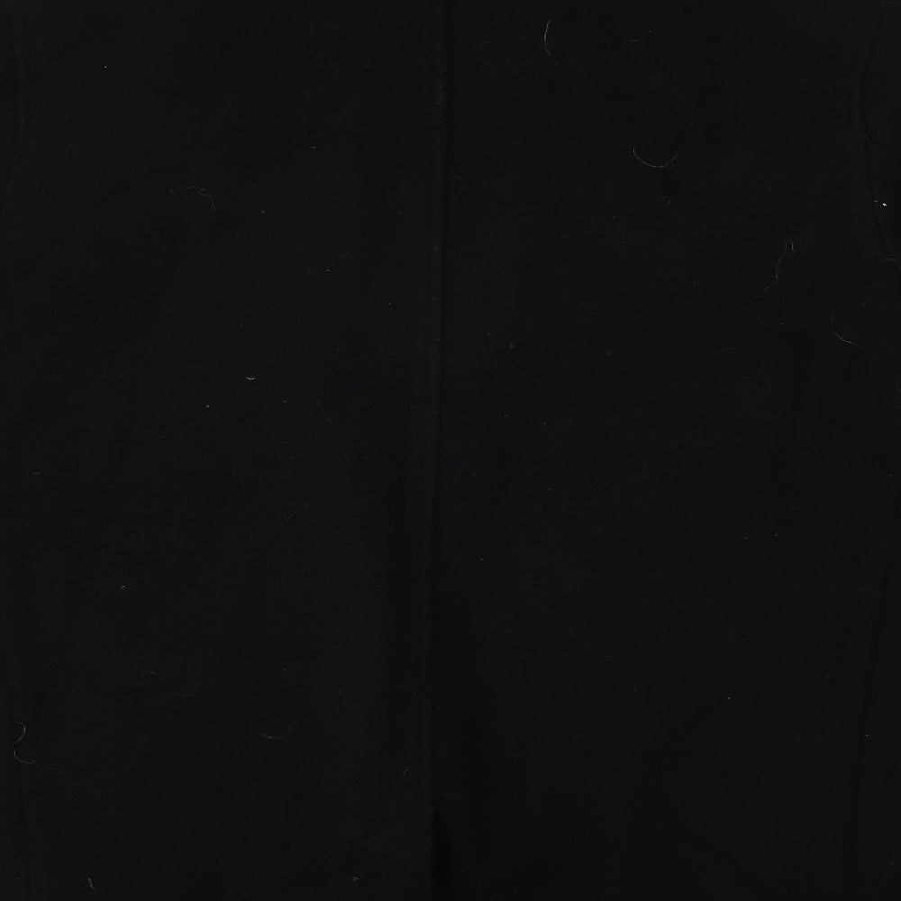 Marks and Spencer Mens Black   Overcoat Coat Size 40