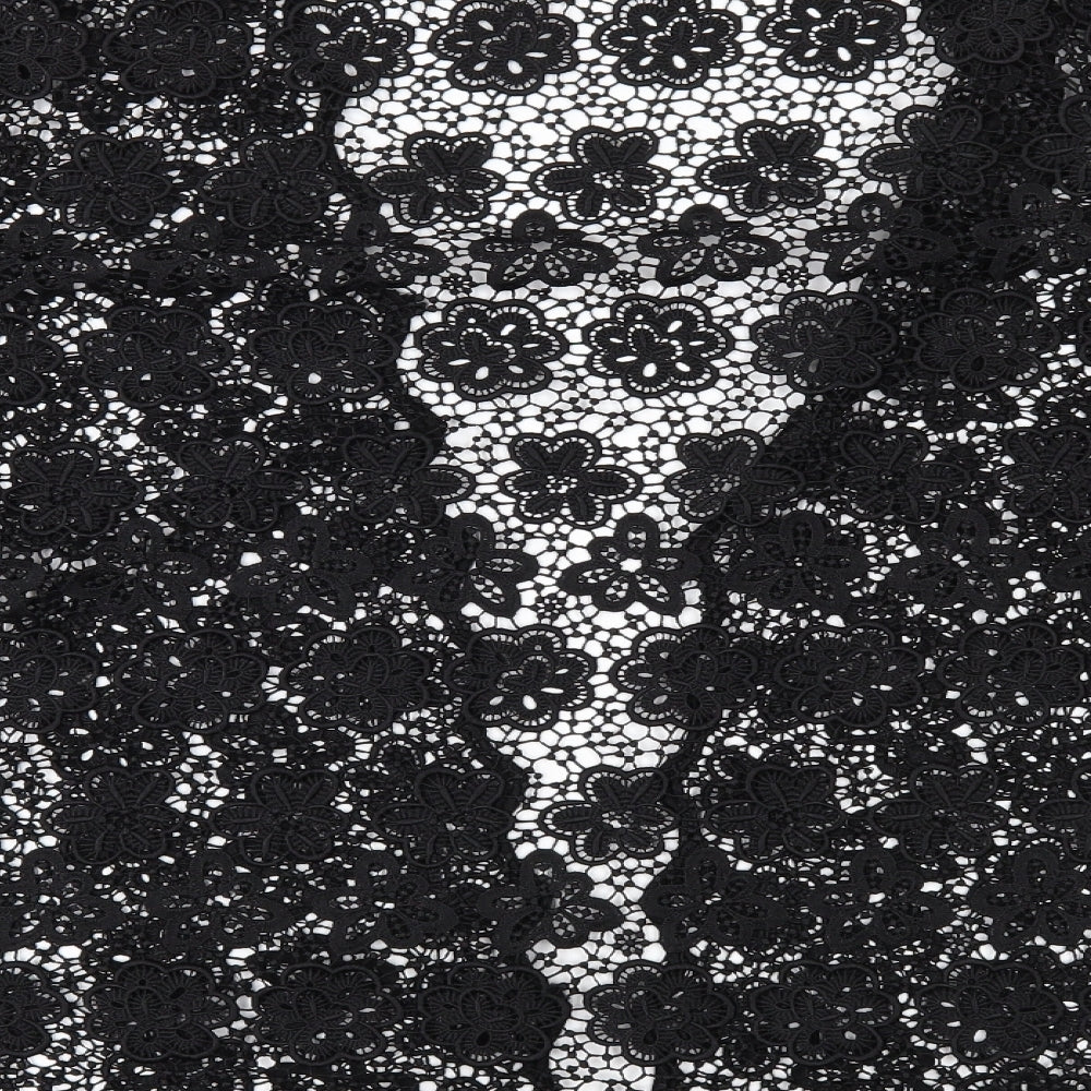 Monsoon Womens Black Floral Lace Basic Blouse Size 18