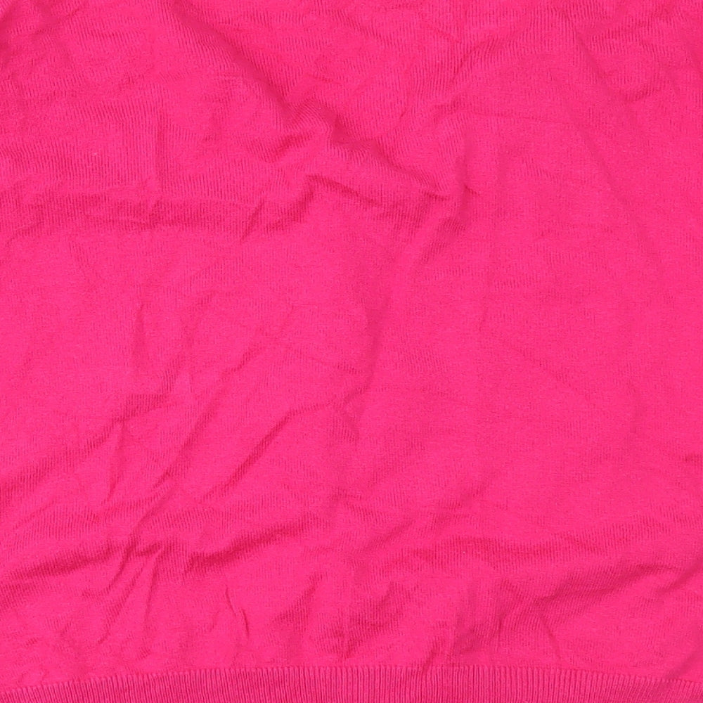F&F Womens Pink  Knit Cardigan Jumper Size 18