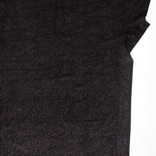 Oliver Bonas Womens Black  Velour Shift  Size 16