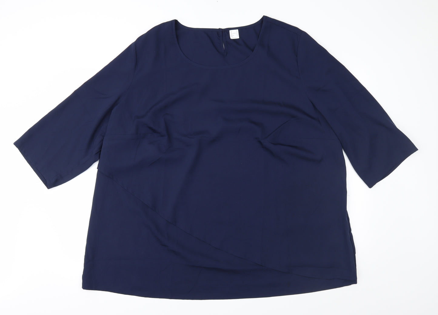 Preworn Womens Black   Basic Blouse Size 28