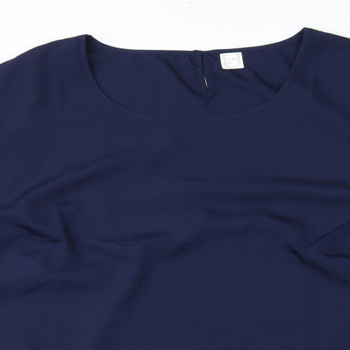 Preworn Womens Black   Basic Blouse Size 28