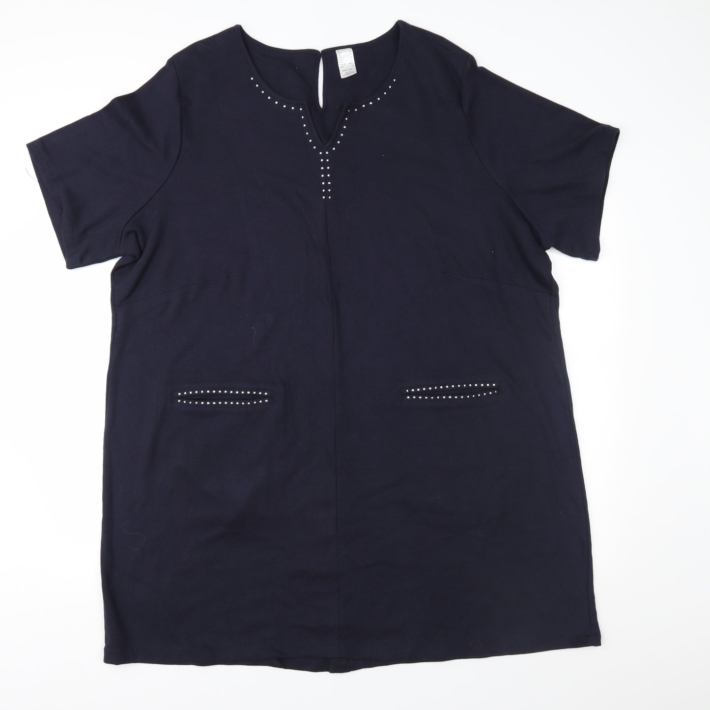 Preworn Womens Blue Geometric  Shift  Size 30