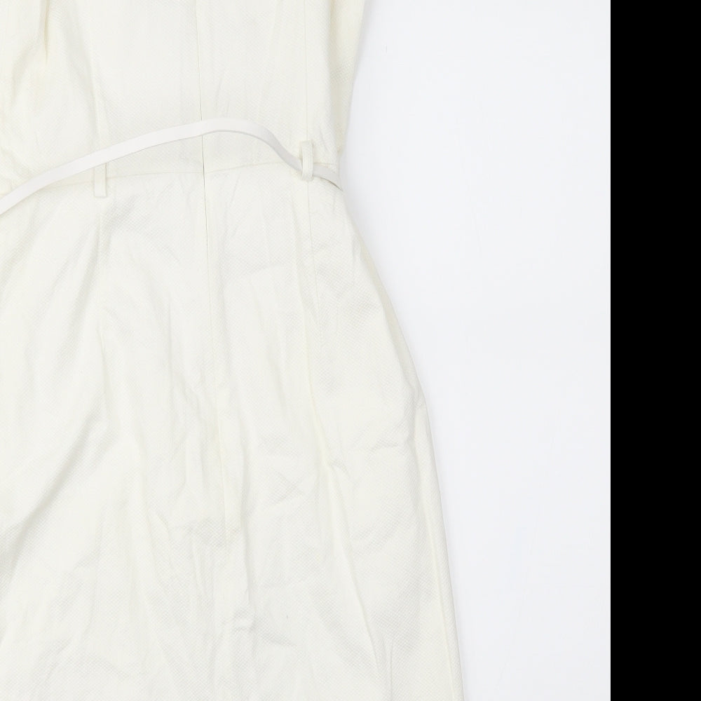 F&F Womens Ivory   Pencil Dress  Size 10