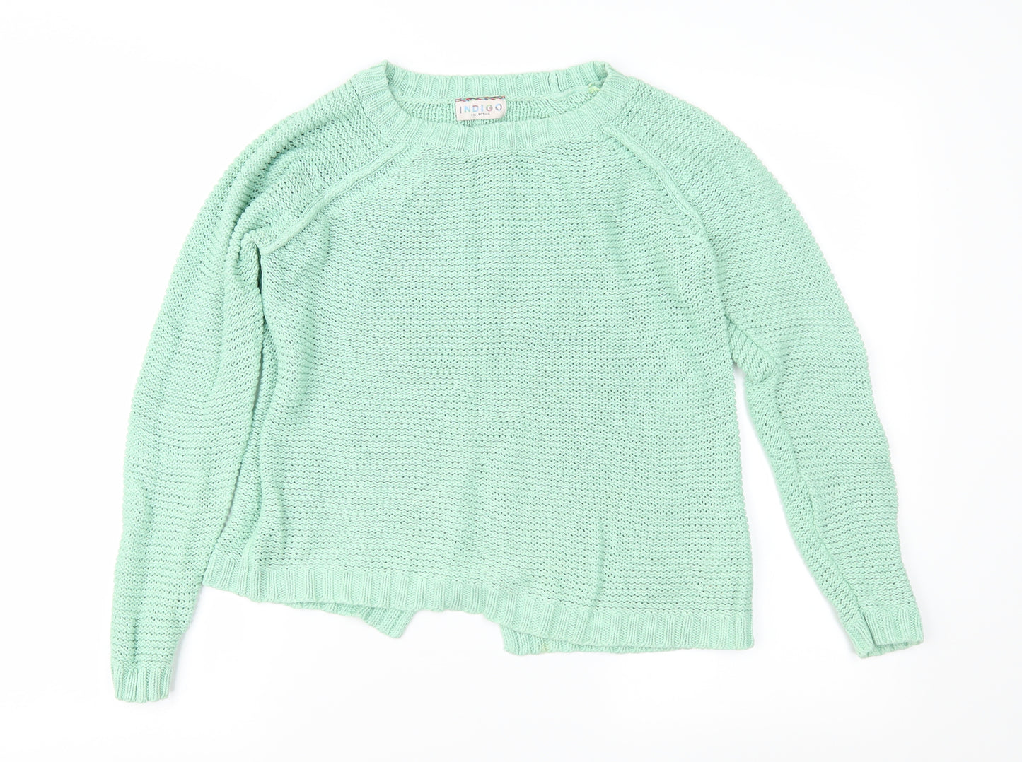 Marks and Spencer Womens Green  Knit Pullover Jumper Size 8