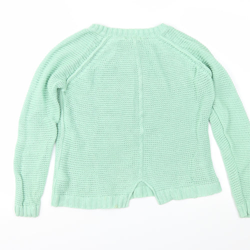 Marks and Spencer Womens Green  Knit Pullover Jumper Size 8
