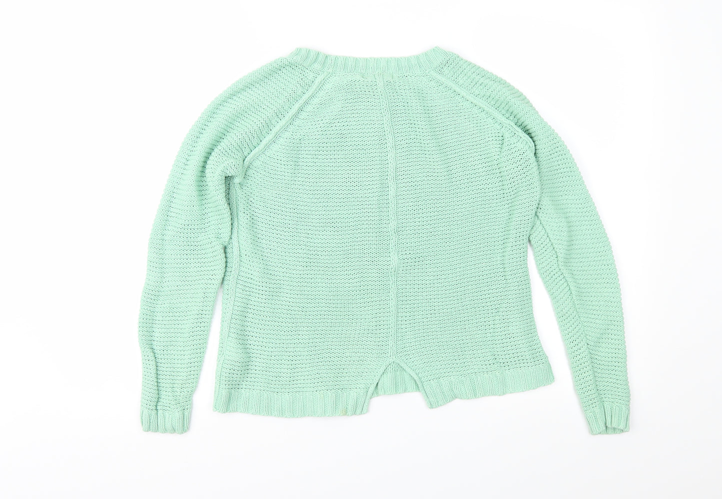 Marks and Spencer Womens Green  Knit Pullover Jumper Size 8