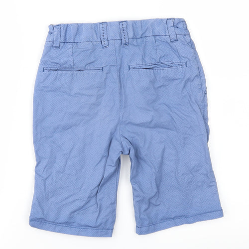 NEXT Boys Blue Geometric  Chino Shorts Size 9 Years