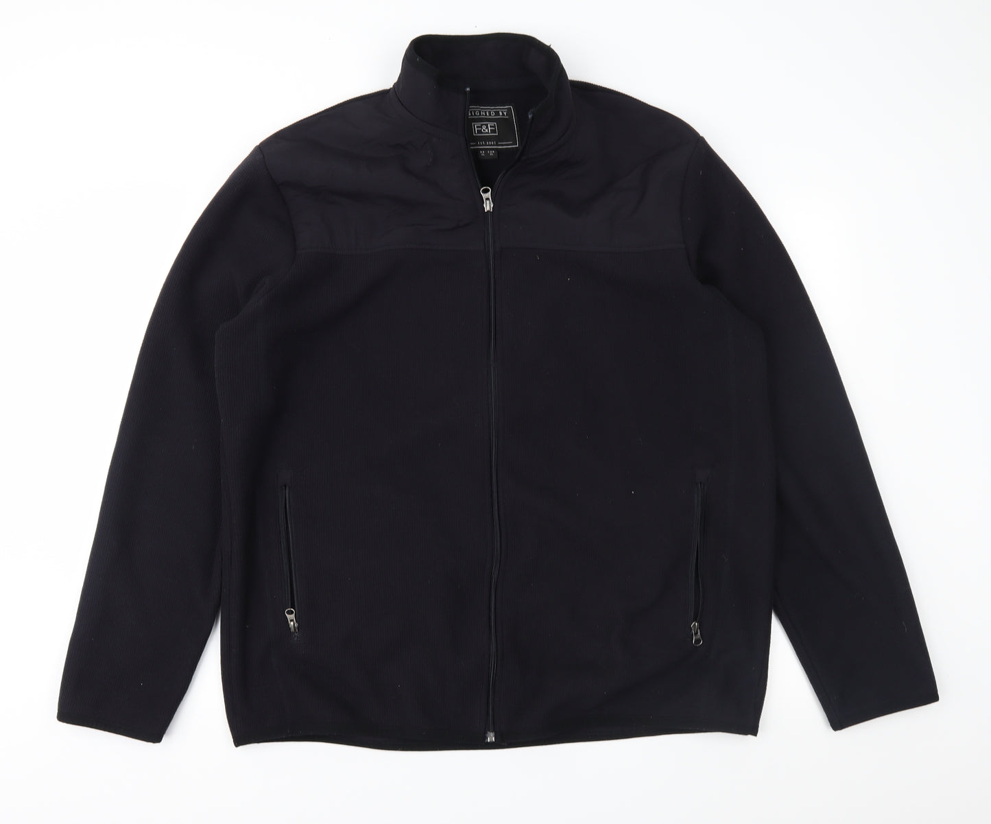 F&F Mens Black   Jacket  Size XL