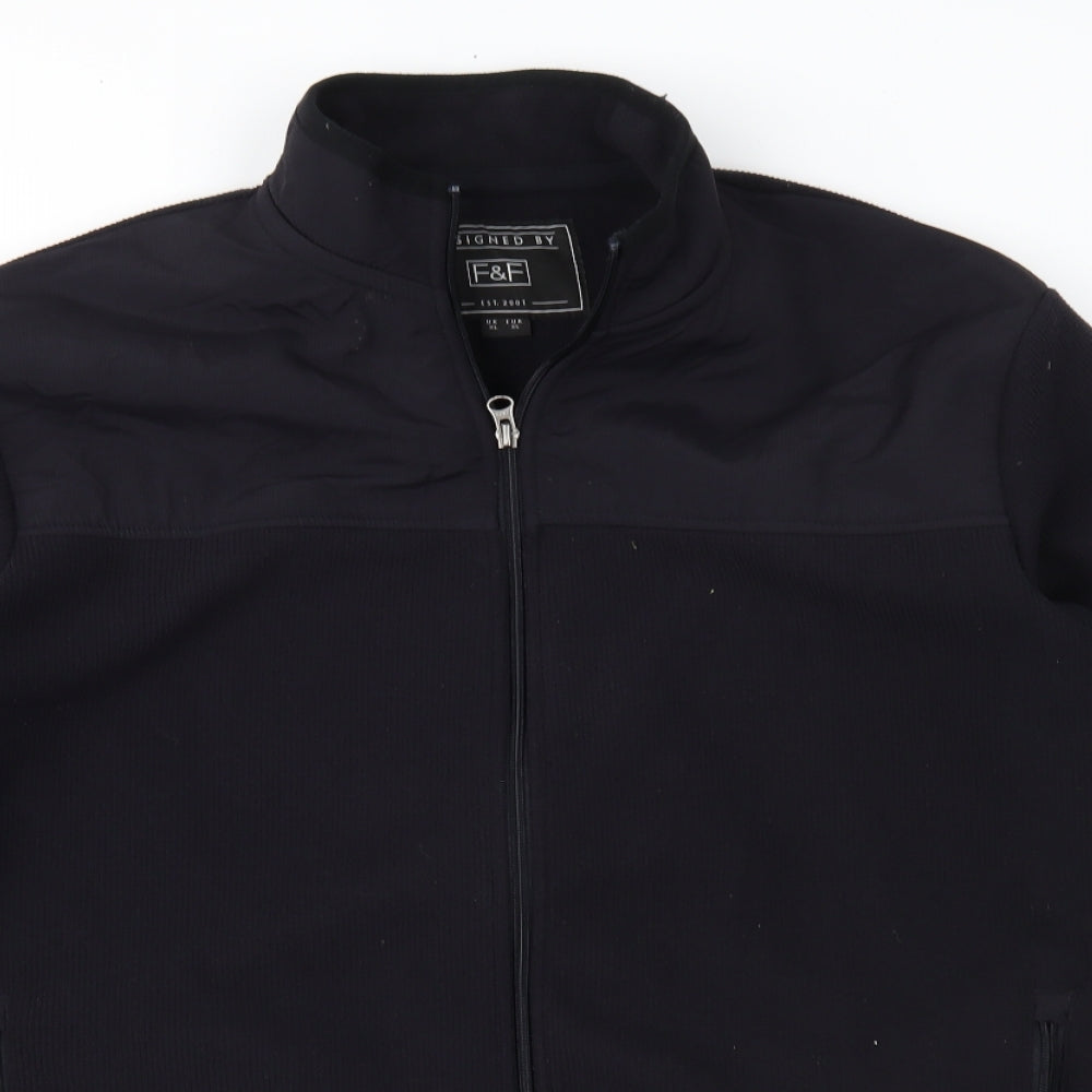 F&F Mens Black   Jacket  Size XL