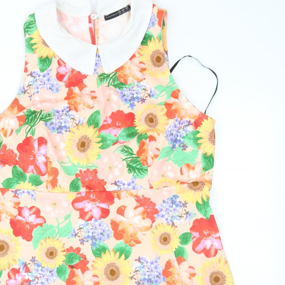 Atmosphere Womens Pink Floral  Fit & Flare  Size 20