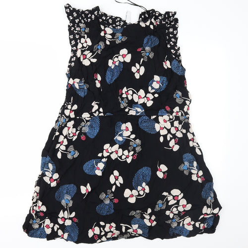 Henry Holland Womens Black Floral  Fit & Flare  Size 20