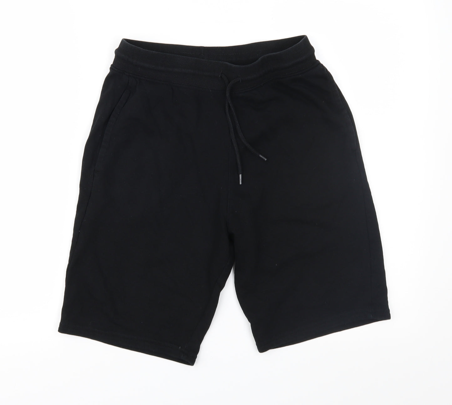 H&M Boys Black  Jersey Sweat Shorts Size 14 Years
