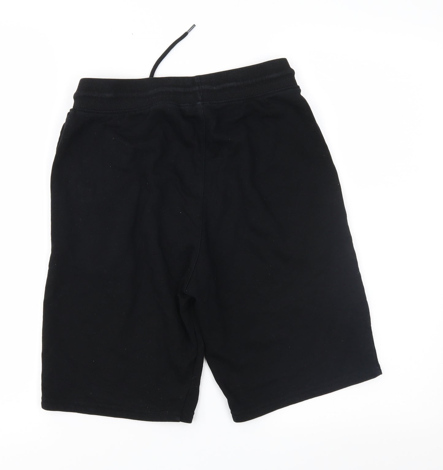 H&M Boys Black  Jersey Sweat Shorts Size 14 Years