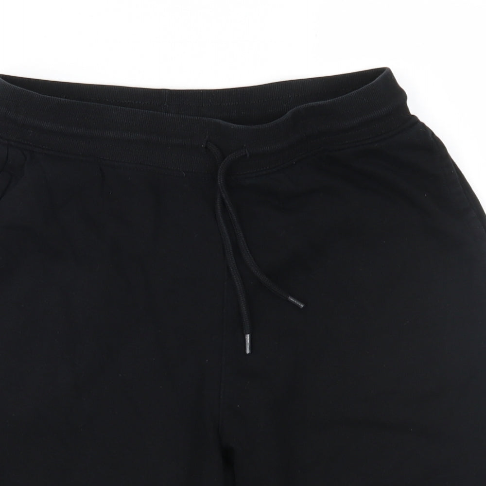 H&M Boys Black  Jersey Sweat Shorts Size 14 Years