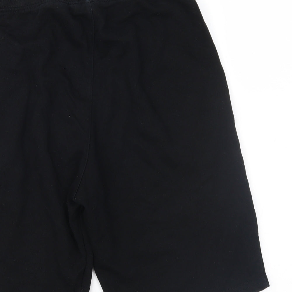 H&M Boys Black  Jersey Sweat Shorts Size 14 Years