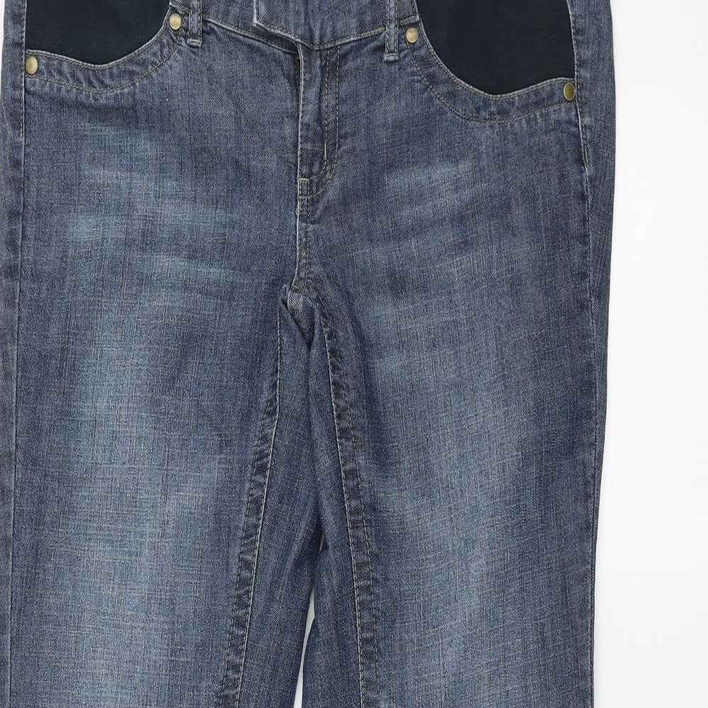 mamas & papas Womens Blue  Denim Bootcut Jeans Size 12 L32 in - Bootcut