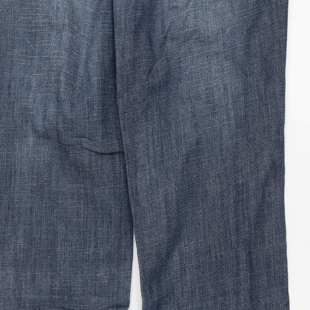 mamas & papas Womens Blue  Denim Bootcut Jeans Size 12 L32 in - Bootcut