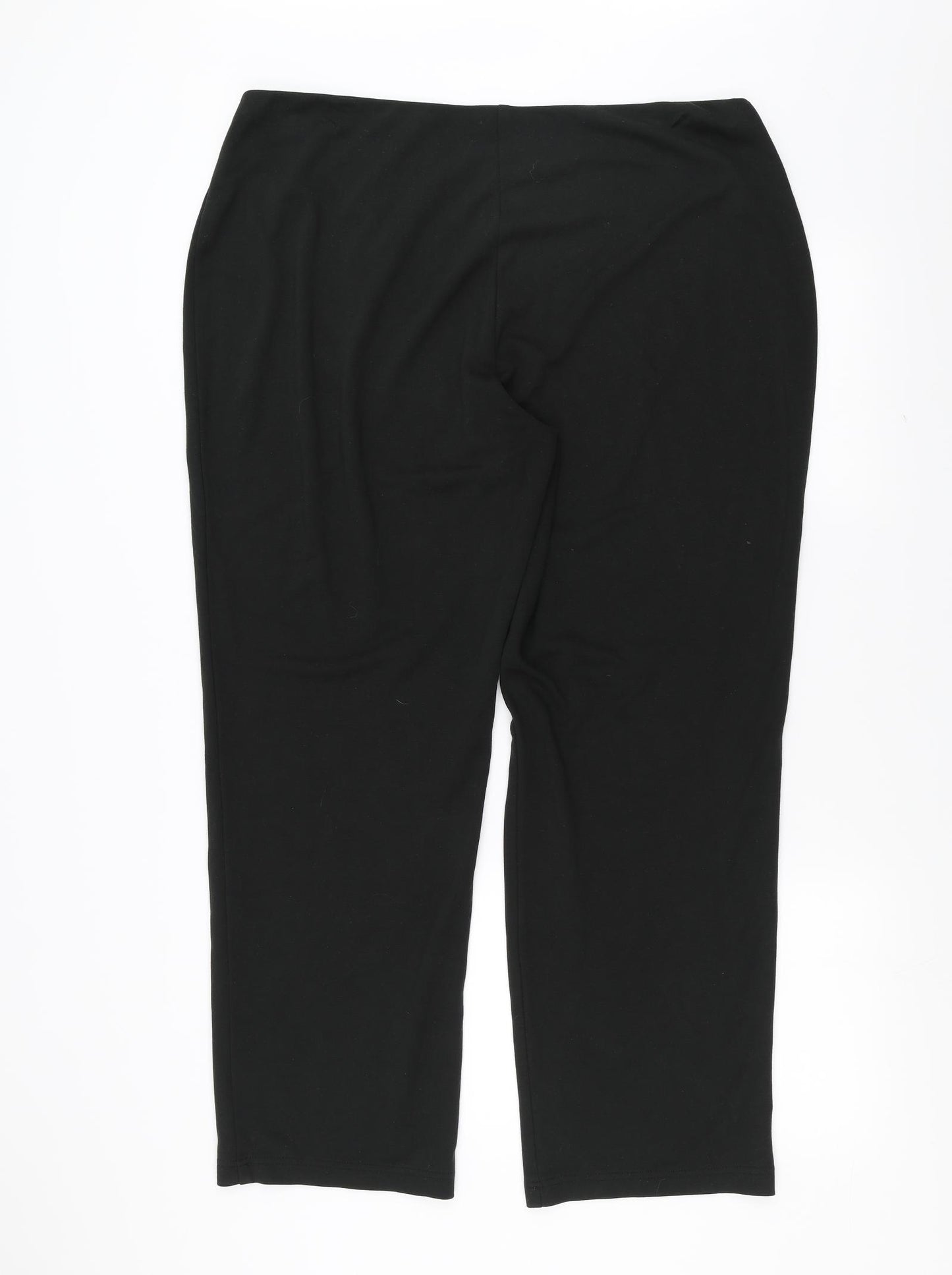 Marks and Spencer Womens Black   Trousers  Size 20 L30 in