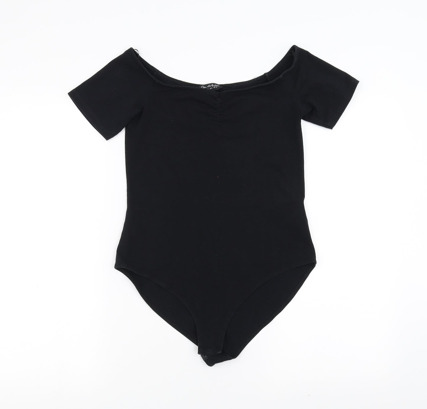 Miss Selfridge Womens Black   Bodysuit One-Piece Size 12