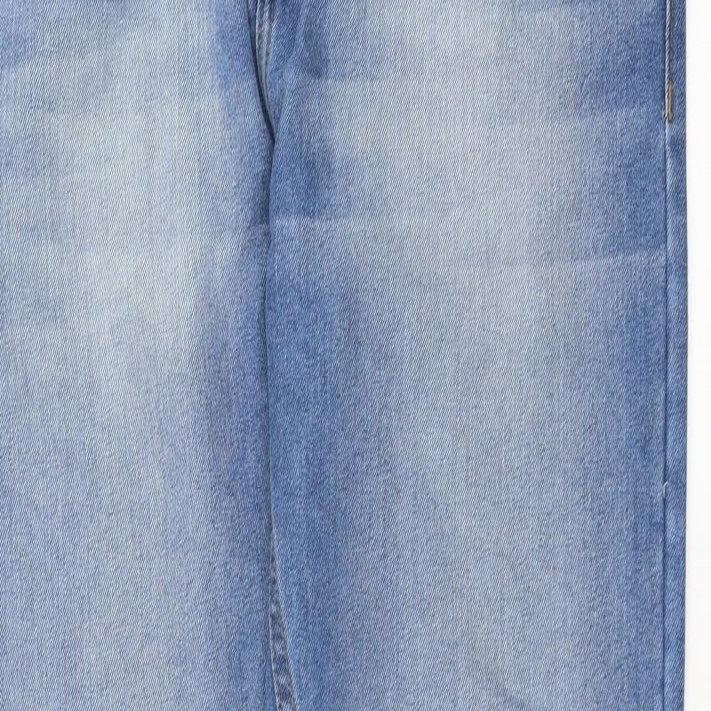 Primark Mens Blue  Denim Straight Jeans Size 34 in L34 in