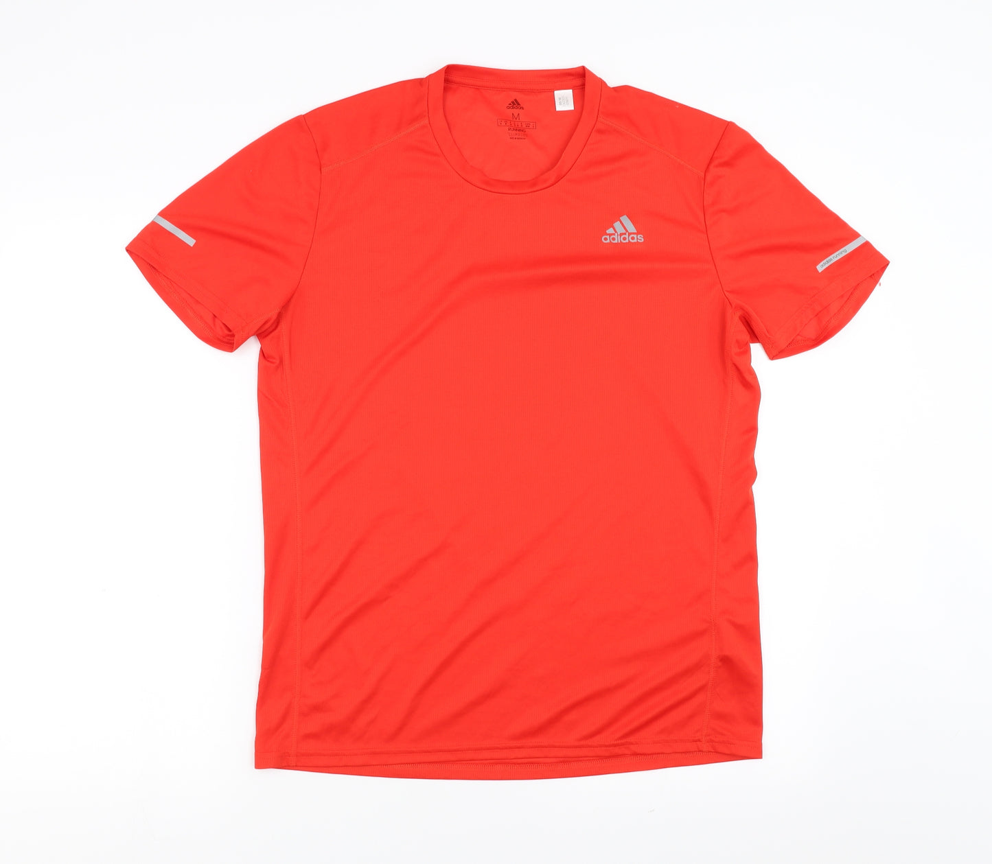 adidas Mens Red   Basic T-Shirt Size M  - climalite running