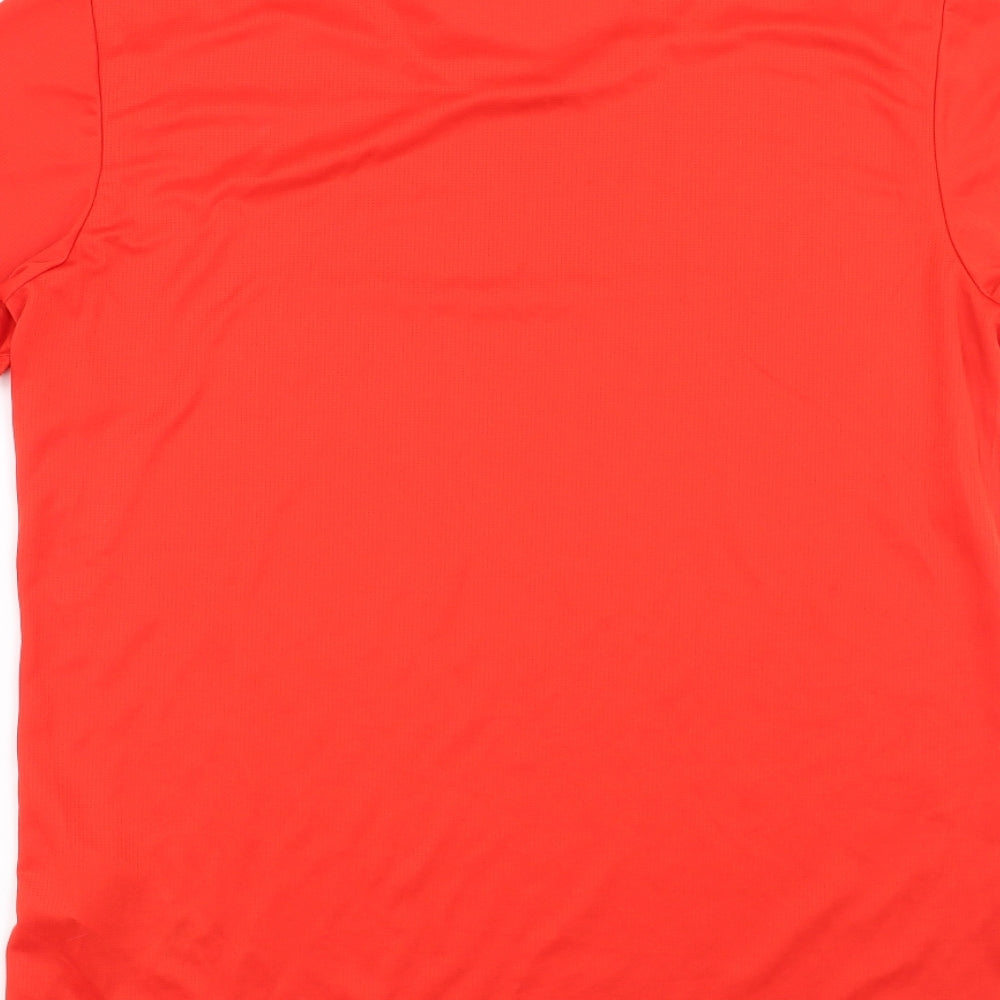 adidas Mens Red   Basic T-Shirt Size M  - climalite running