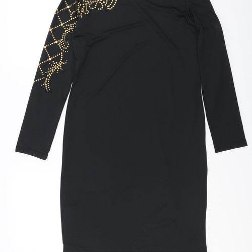 DiCloud Womens Black   Shift  Size M  - Sleeve detail