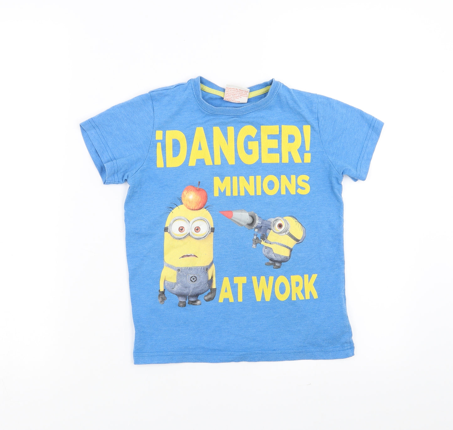 NEXT Boys Blue   Basic T-Shirt Size 6 Years  - minions