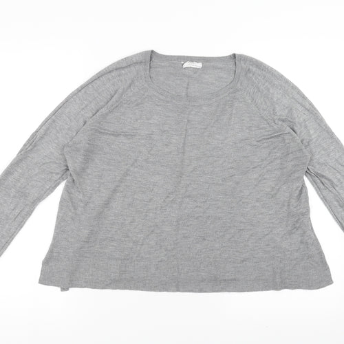 Zara Womens Grey   Pullover Jumper Size M
