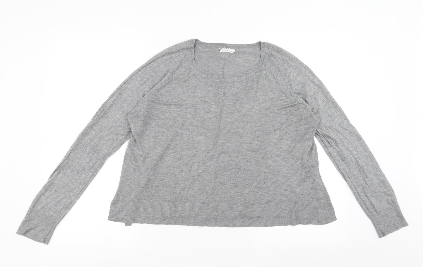Zara Womens Grey   Pullover Jumper Size M