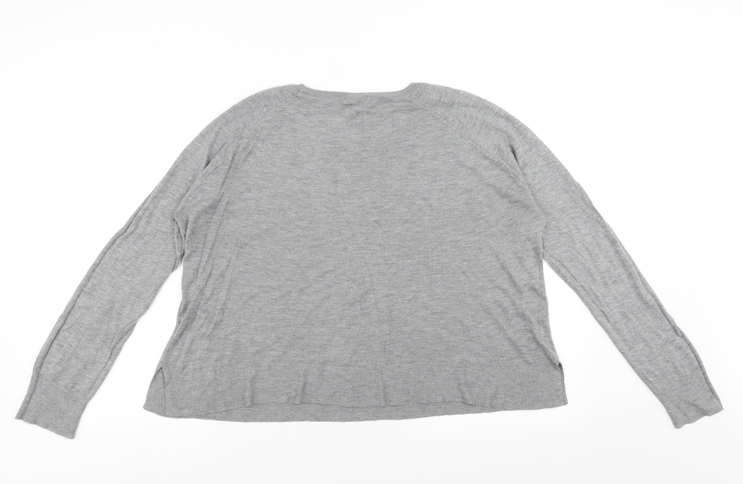Zara Womens Grey   Pullover Jumper Size M
