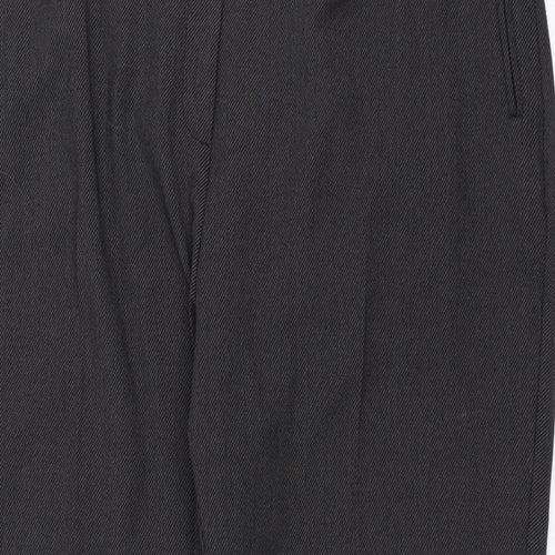 Marks and Spencer Womens Grey Striped  Trousers  Size 22 L30 in