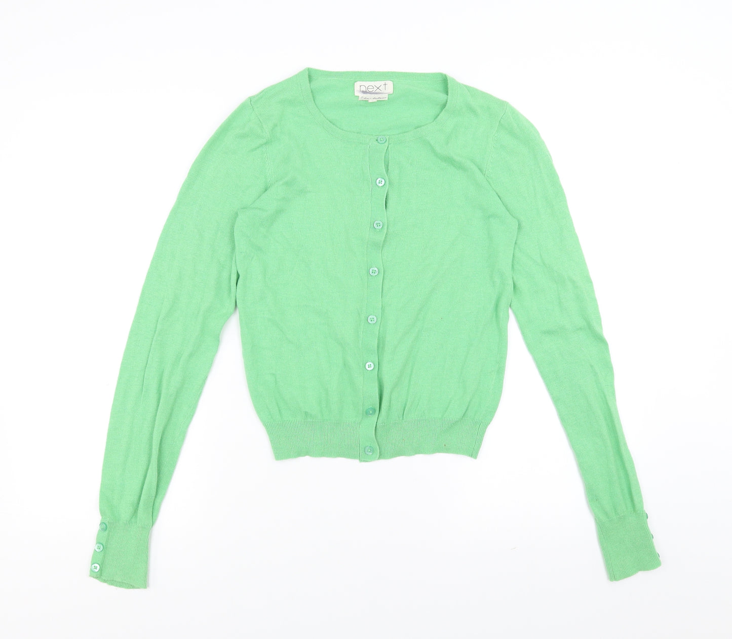 NEXT Womens Green   Cardigan Jumper Size 6