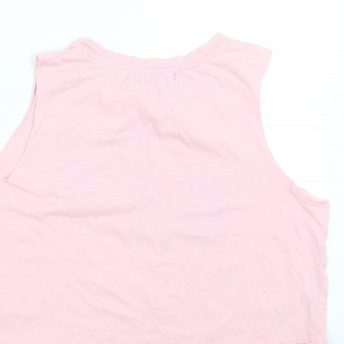 Berska Womens Pink   Cropped T-Shirt Size M  - cat