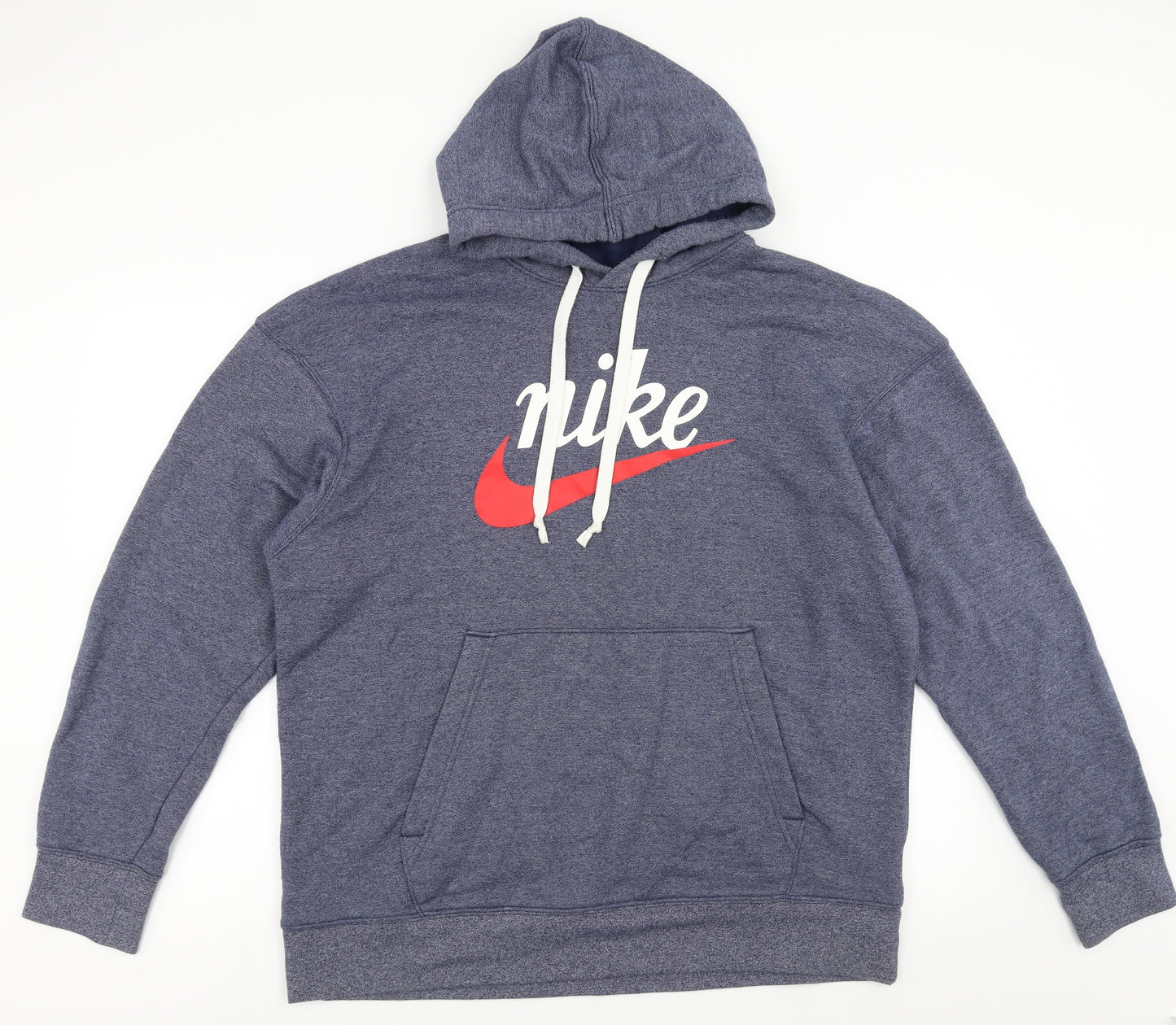 Nike Mens Blue   Pullover Hoodie Size L