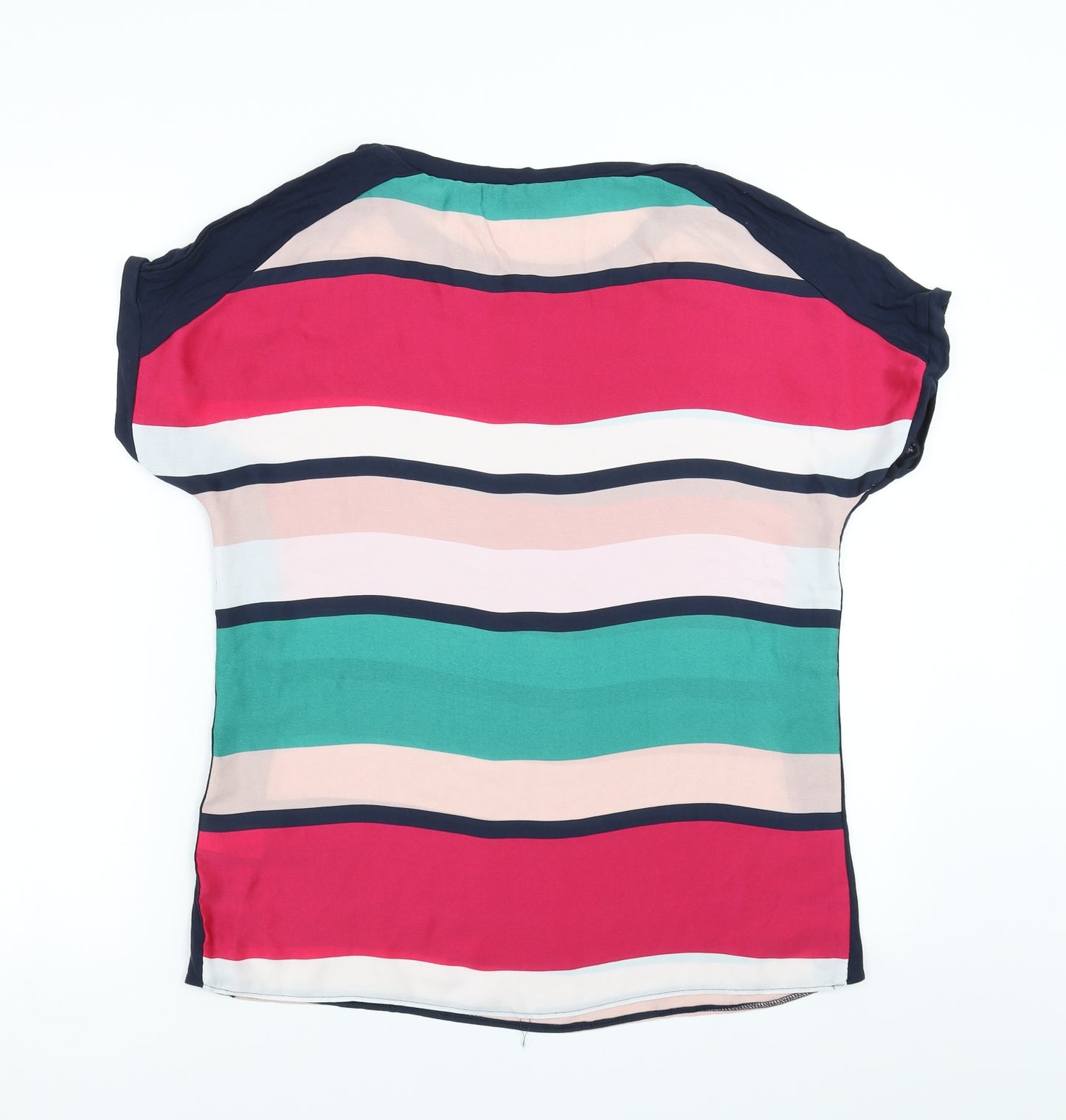 Soon Womens Multicoloured Striped  Basic Blouse Size 10