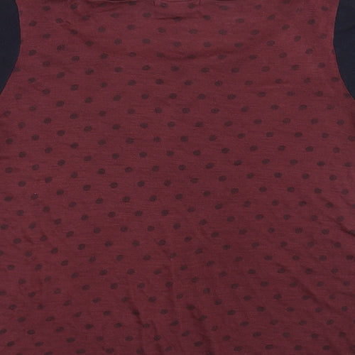 Glamorous Womens Purple Polka Dot  Pullover Jumper Size 10