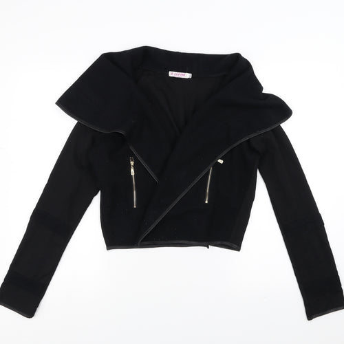 B. Copine Womens Black   Cardigan Jumper Size M